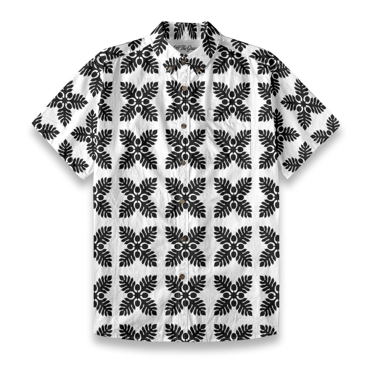 Ulu B/W Aloha Shirt