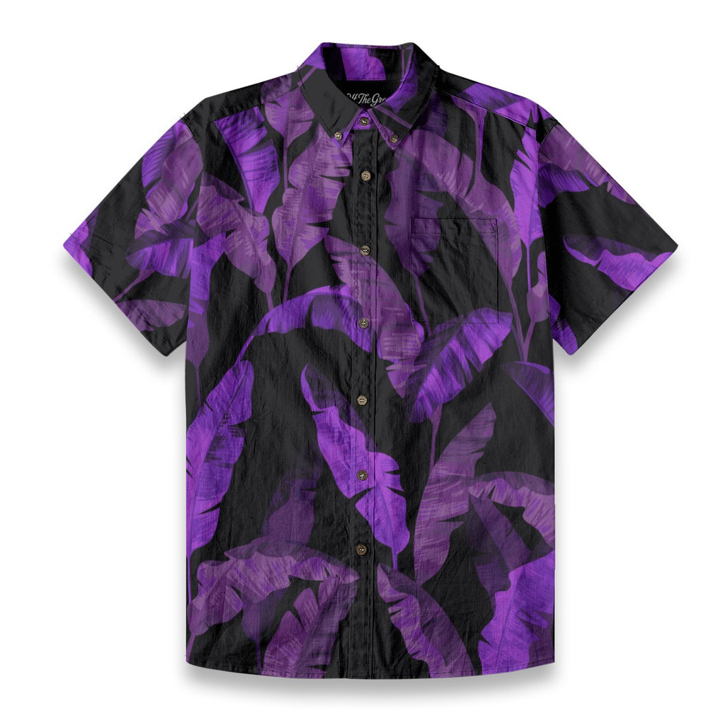 Purple Palm Aloha Shirt