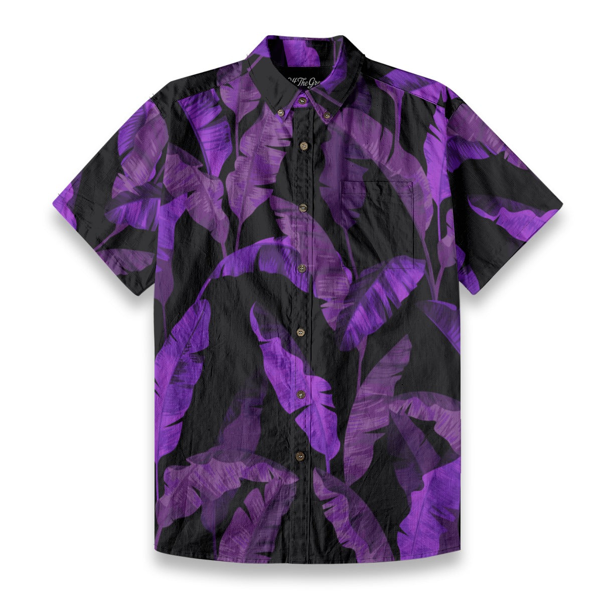 Purple Palm Aloha Shirt