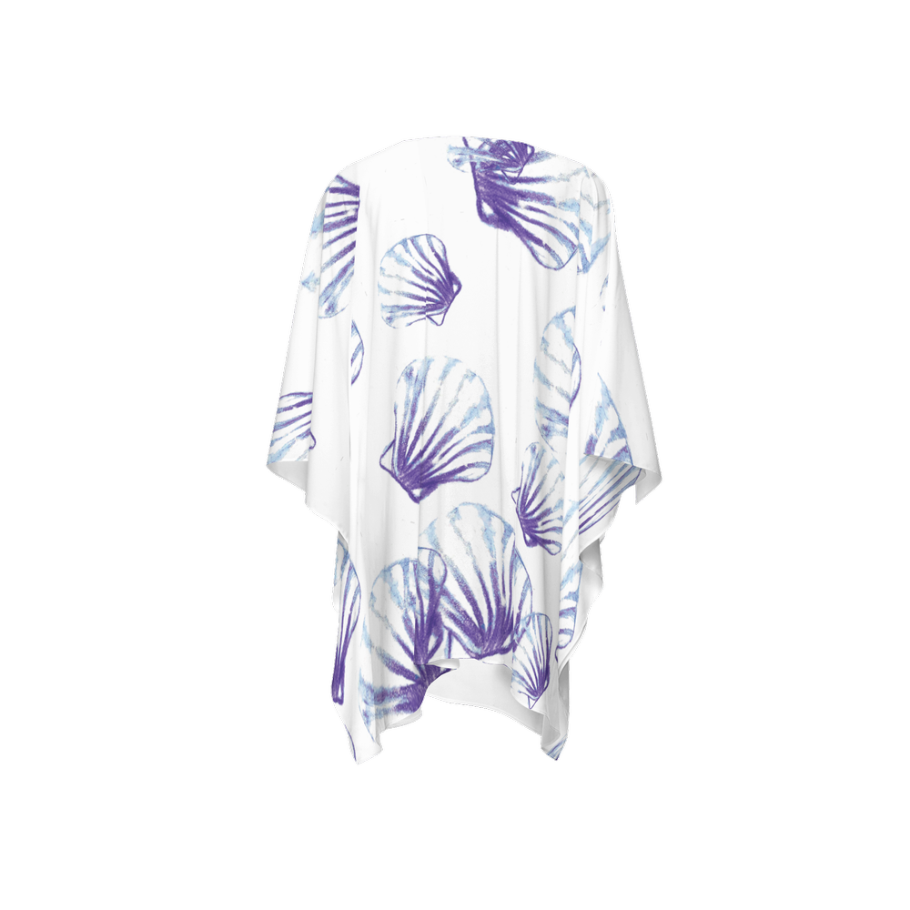 AGI Shells Chiffon-like Wrap-Wrinkle Shoulder Wrap