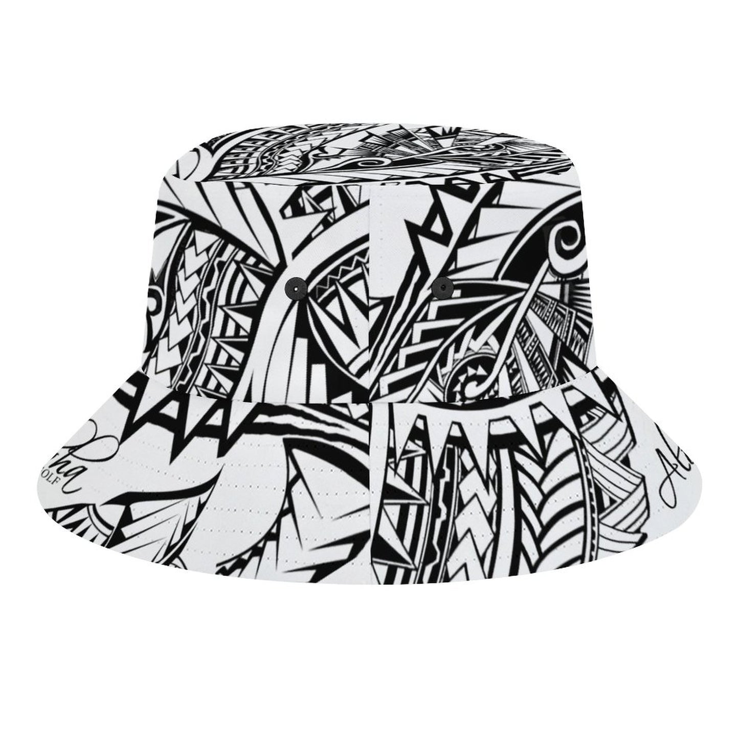 Aloha Golf Tatoo (White) Adult Bucket Hat