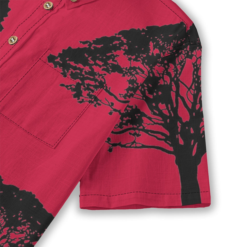 Red Koa Aloha Shirt