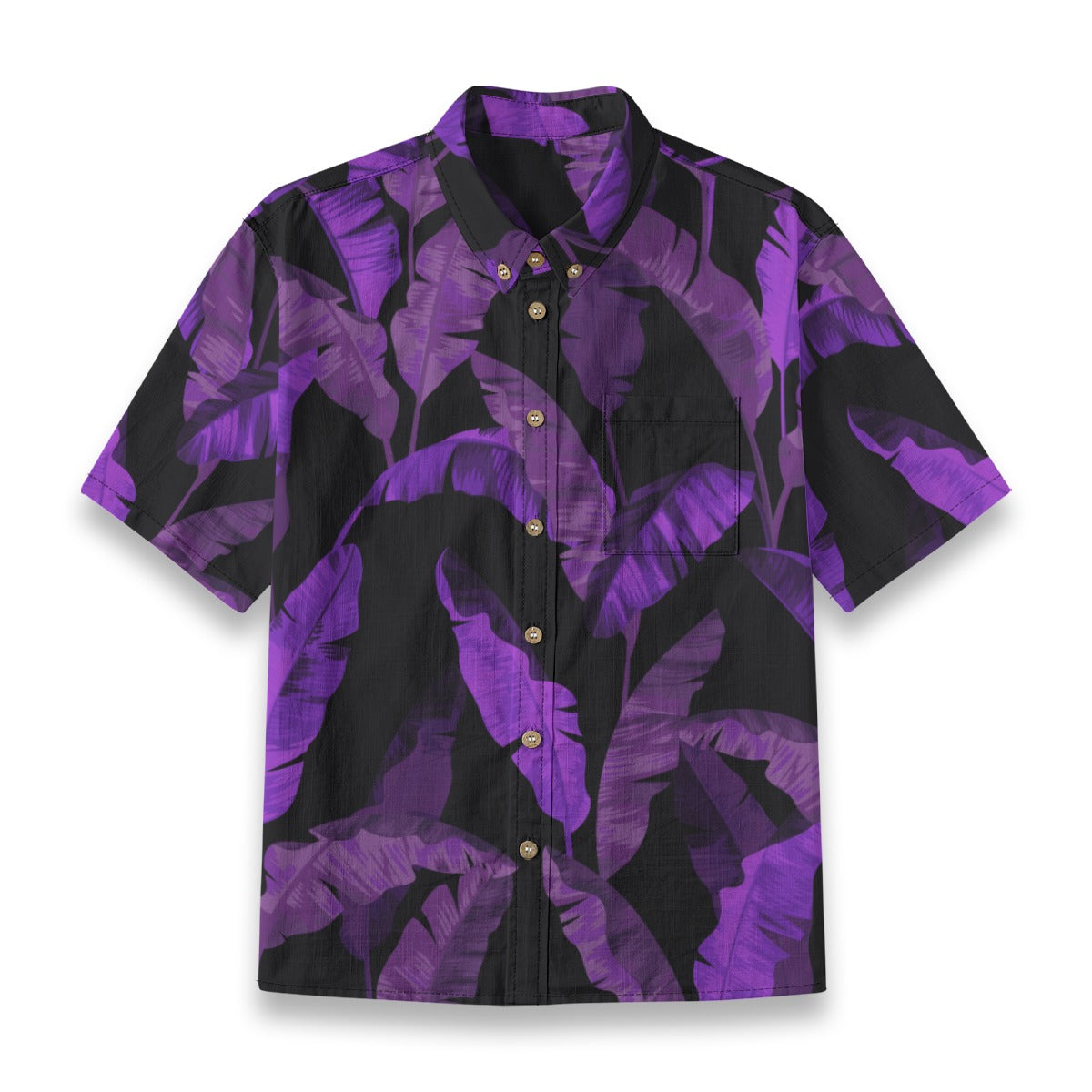 Purple Leaf Aloha Shirt