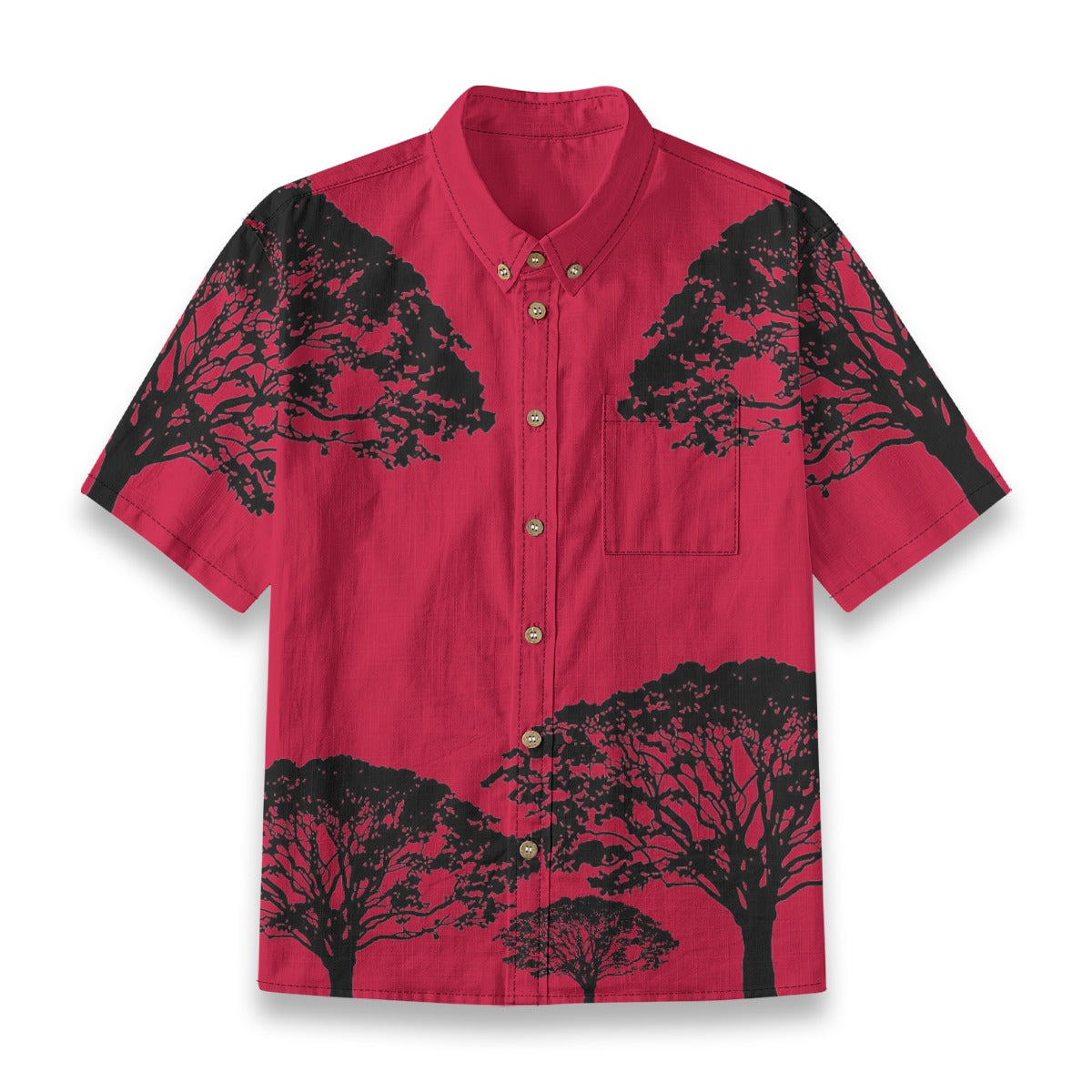 Red Koa Aloha Shirt