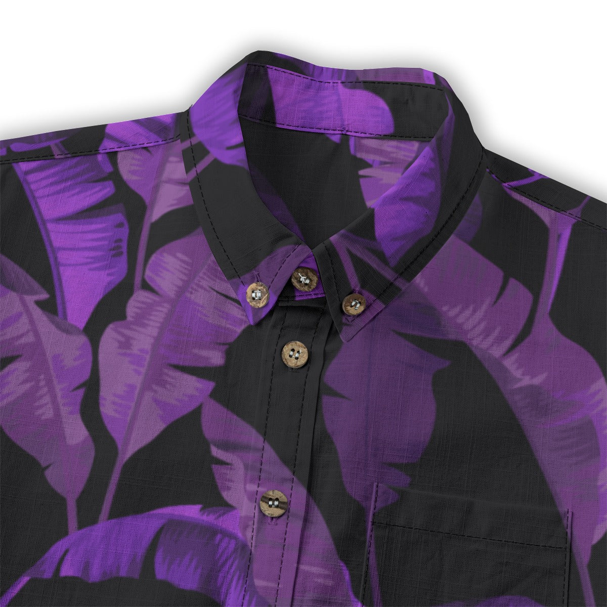 Purple Leaf Aloha Shirt