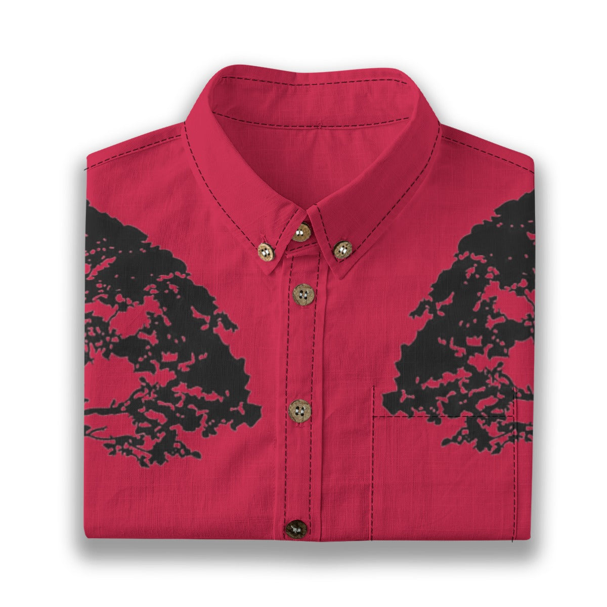 Red Koa Aloha Shirt