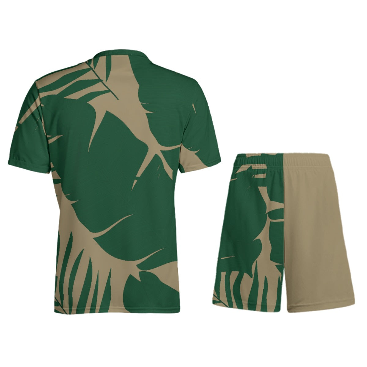 Khaki Green Leaf  Active Set