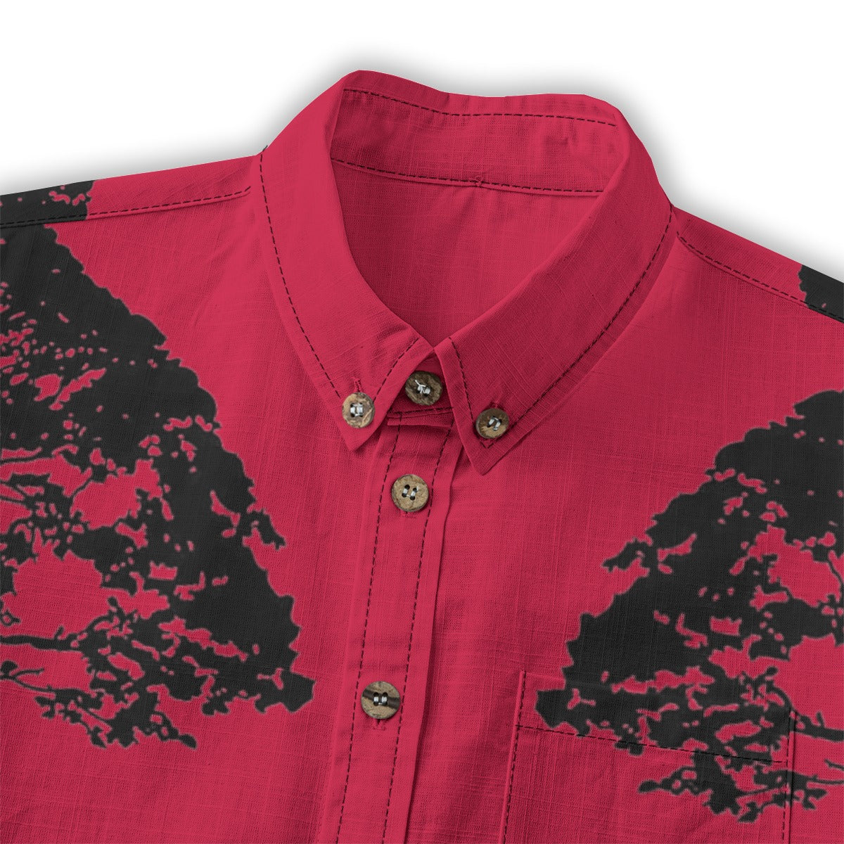 Red Koa Aloha Shirt