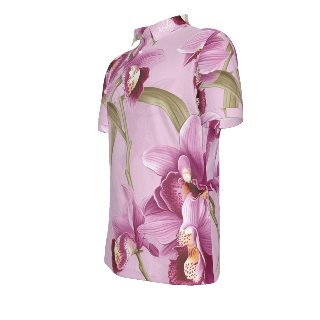 AGI Pink Orchid Mens Polo