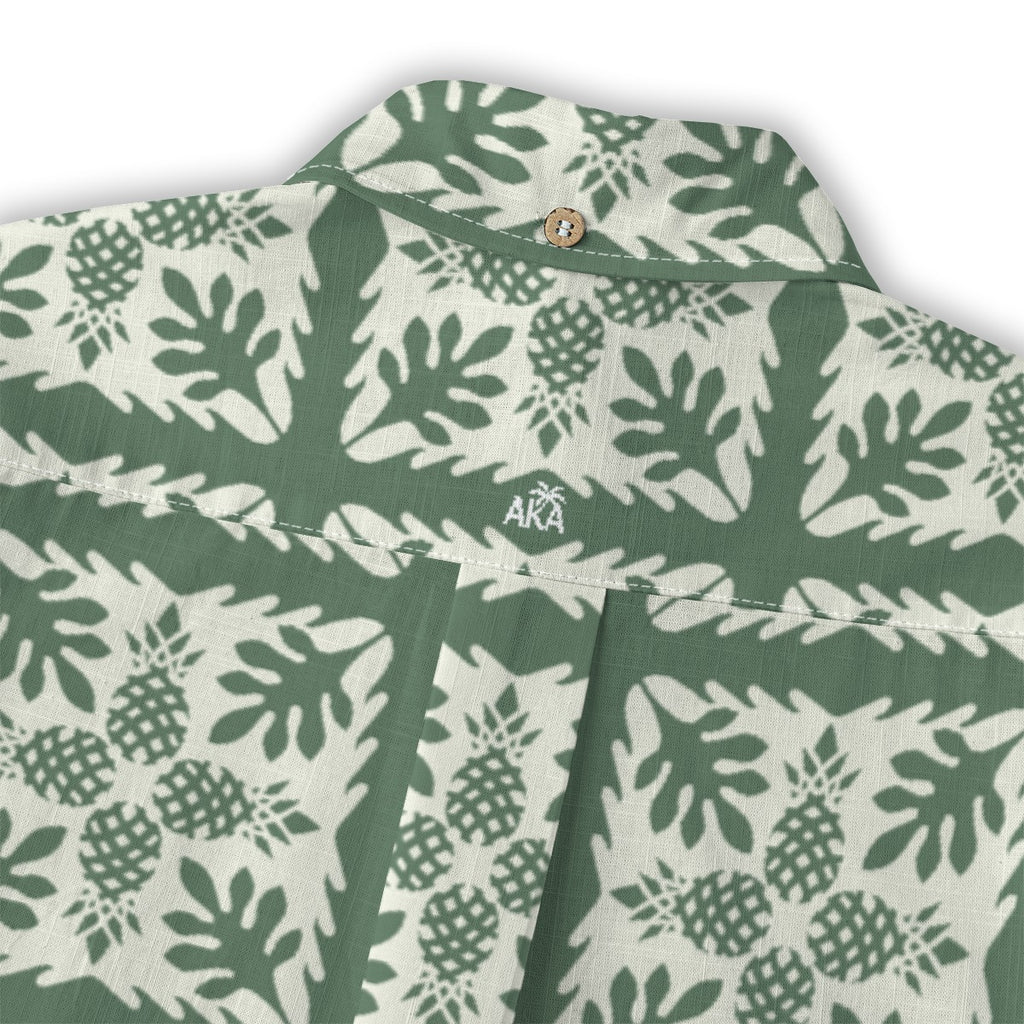 Green Pina Aloha Shirt