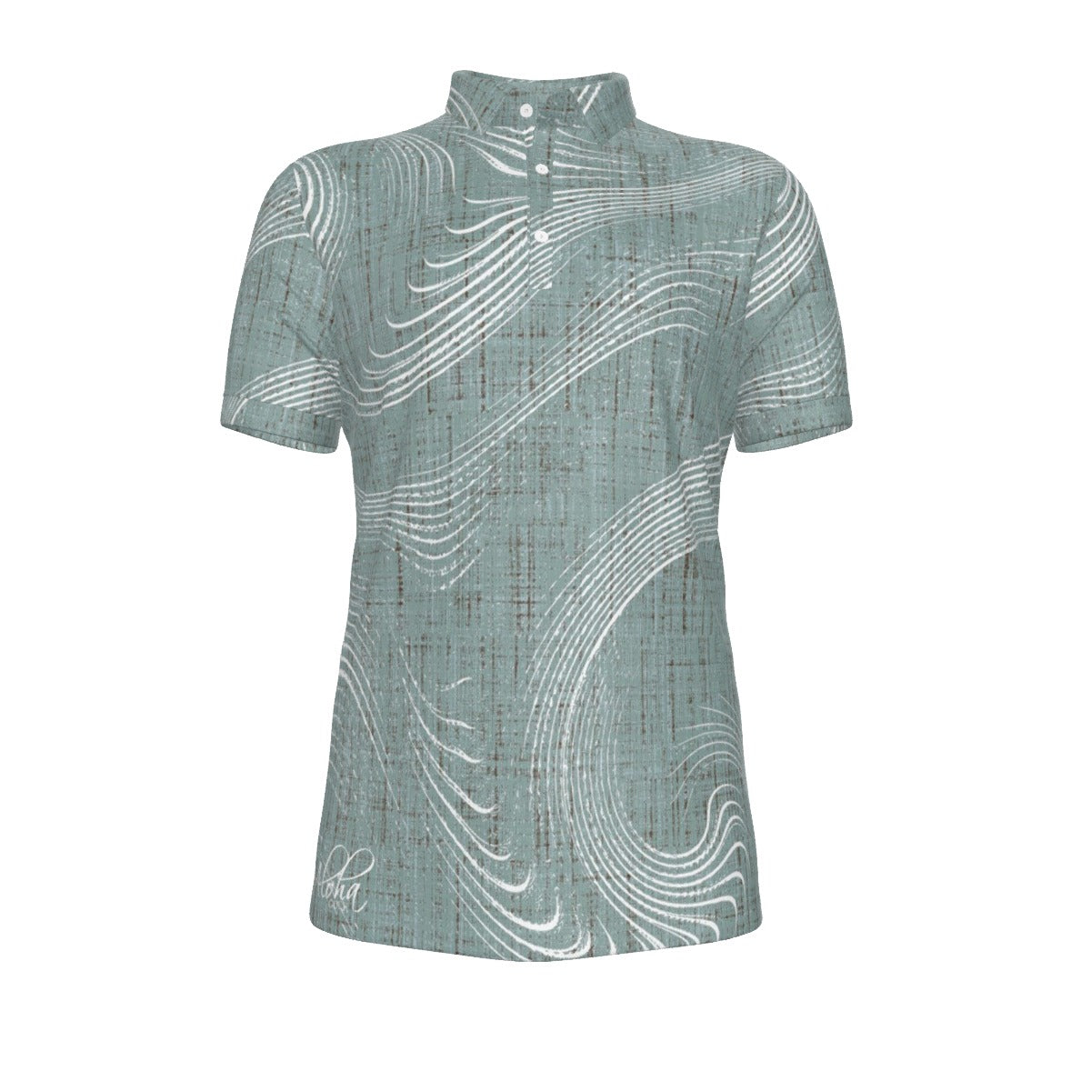 AGI Mint Samon Mens Polo