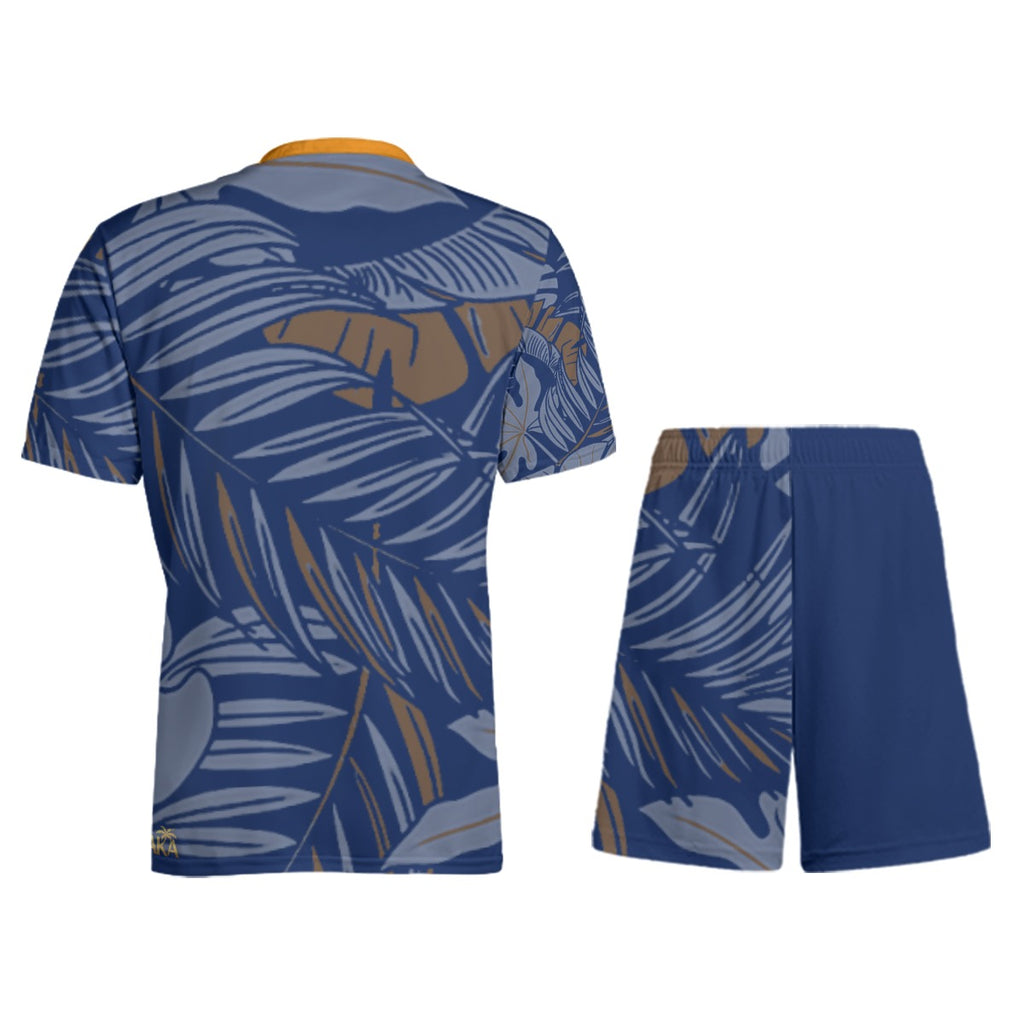 Blue and Orange Faded Palm Active Set