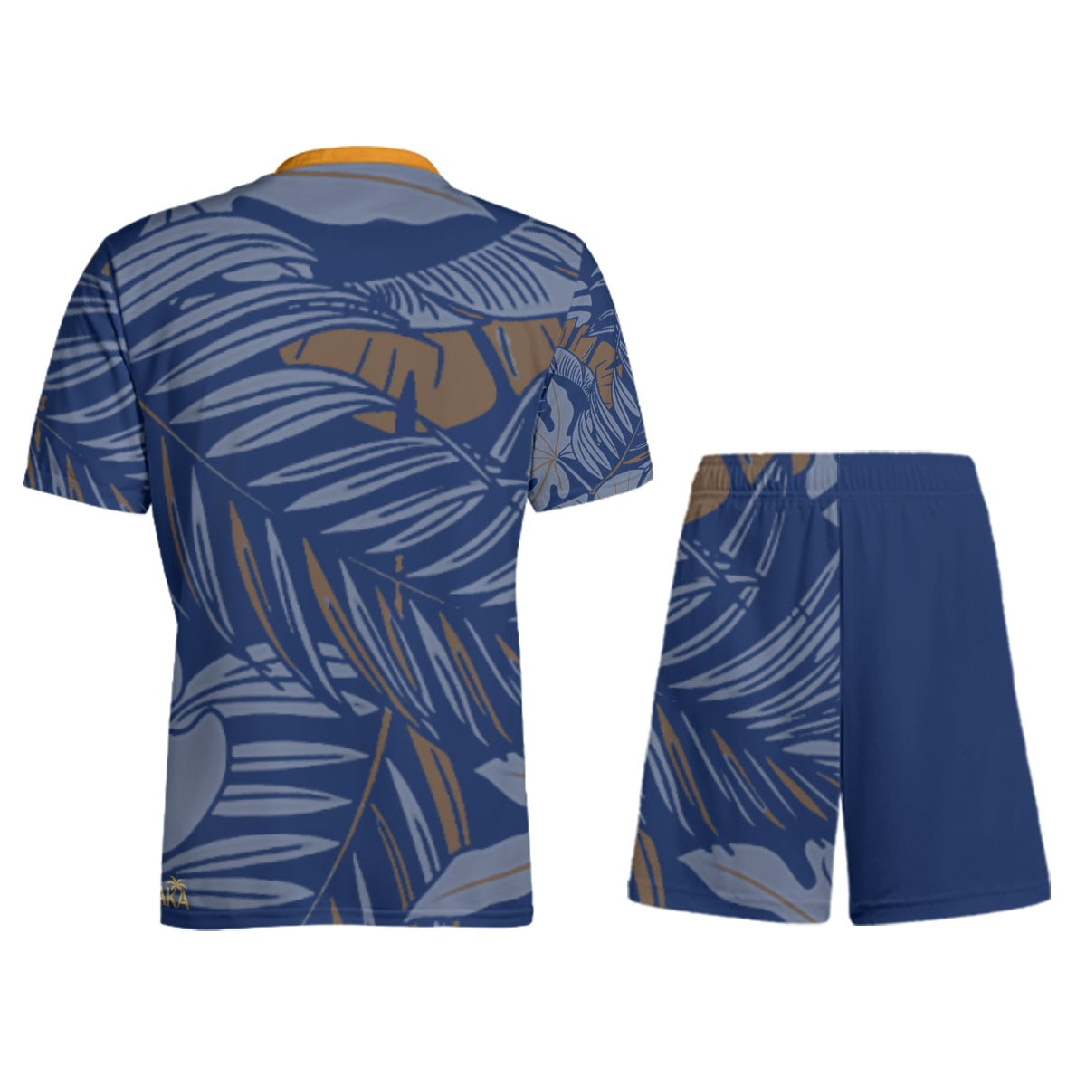 Blue and Orange Faded Palm Active Set
