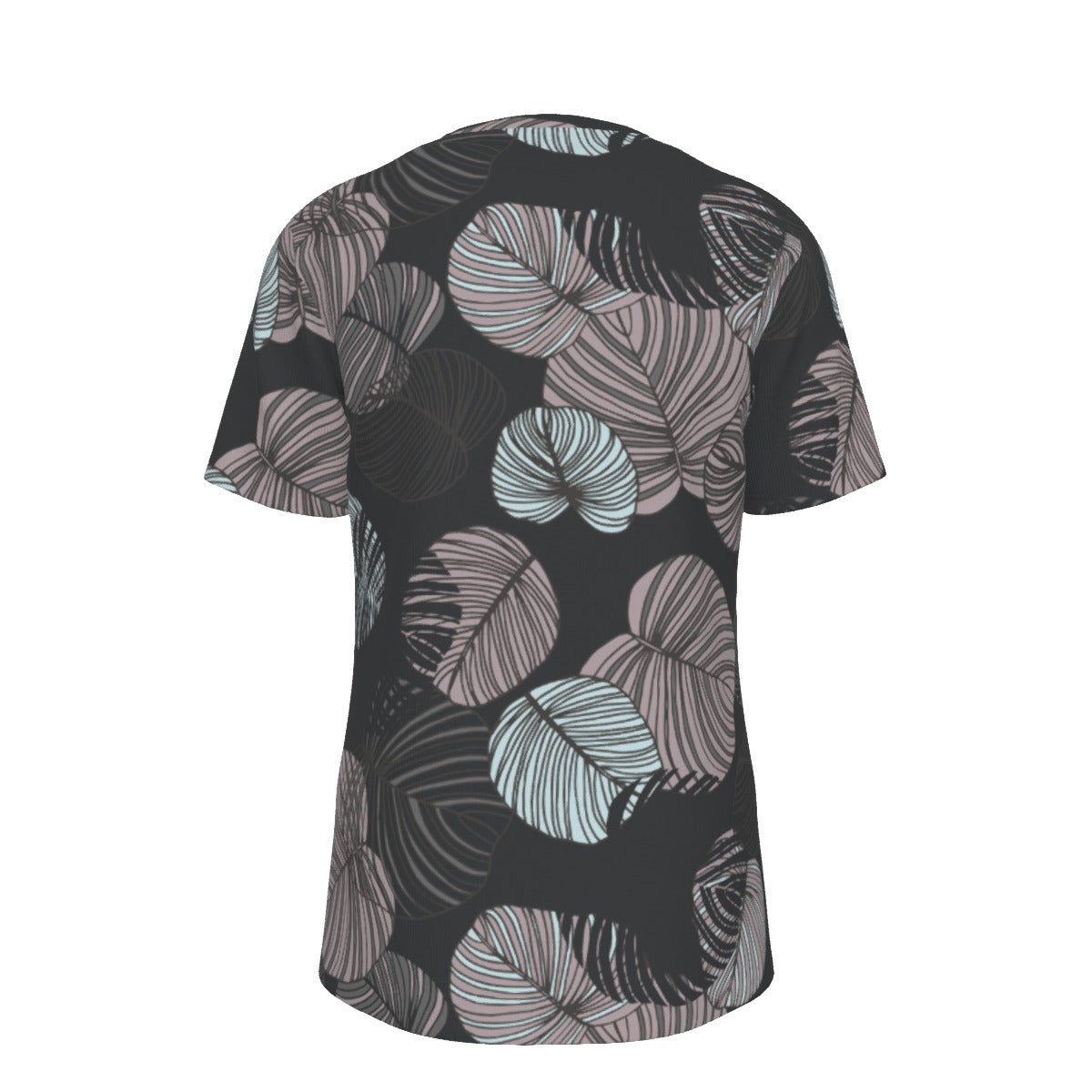 AGI Mauve and Blue Monstera T-Shirt