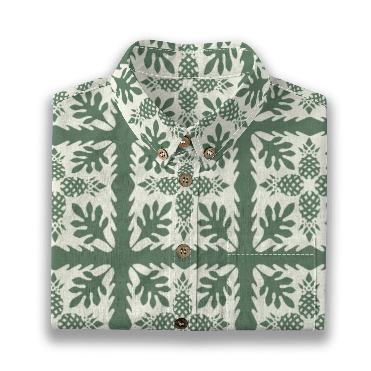 Green Pina Aloha Shirt