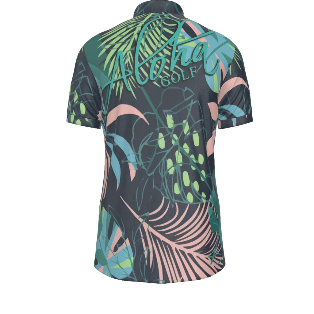 AGI Dark and Bright Leaf Mens Polo