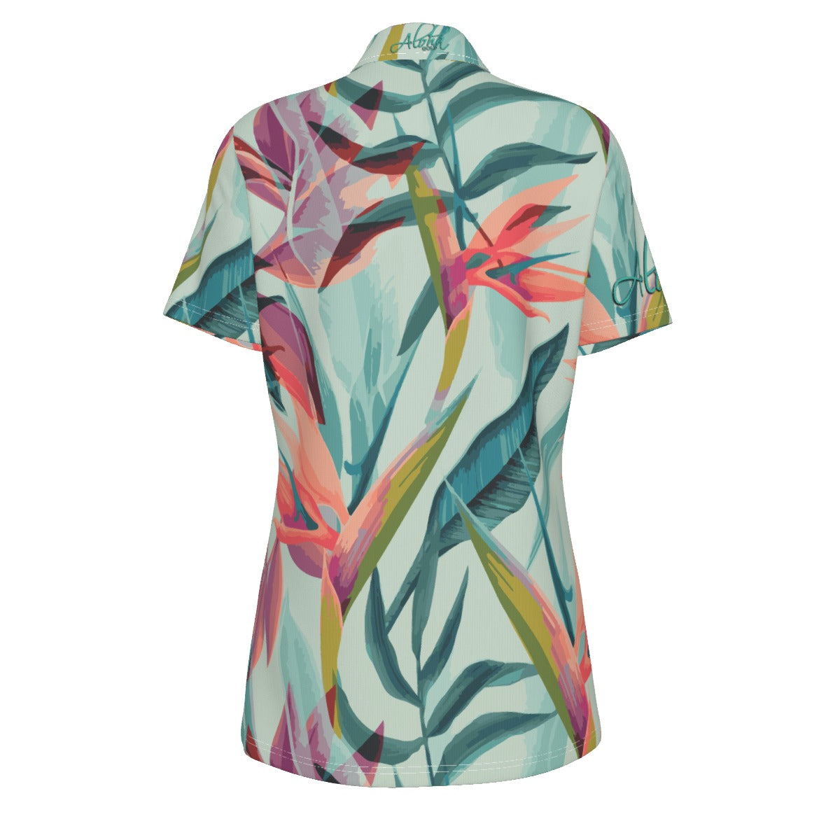 AGI Ladies Jungle print polo