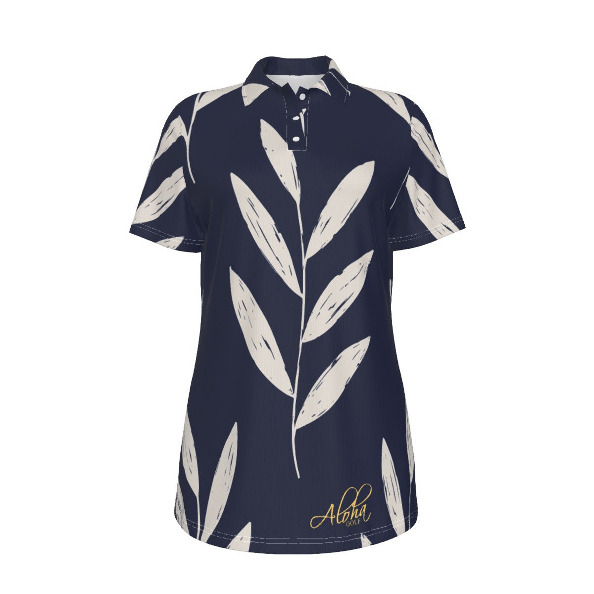 AGI Ladies Blue Leaf Polo