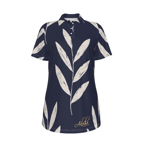 AGI Ladies Blue Leaf Polo