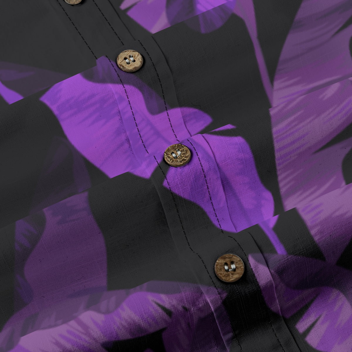 Purple Leaf Aloha Shirt