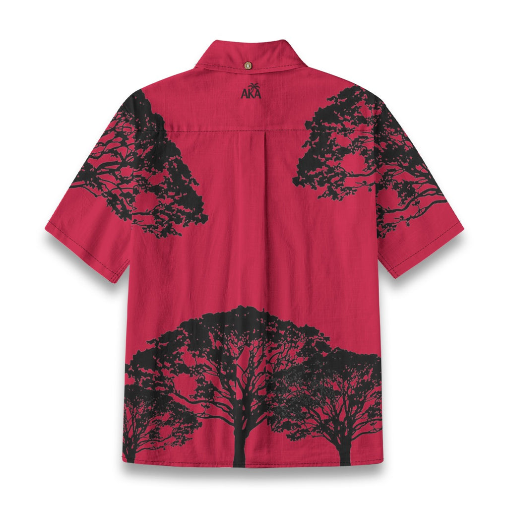 Red Koa Aloha Shirt