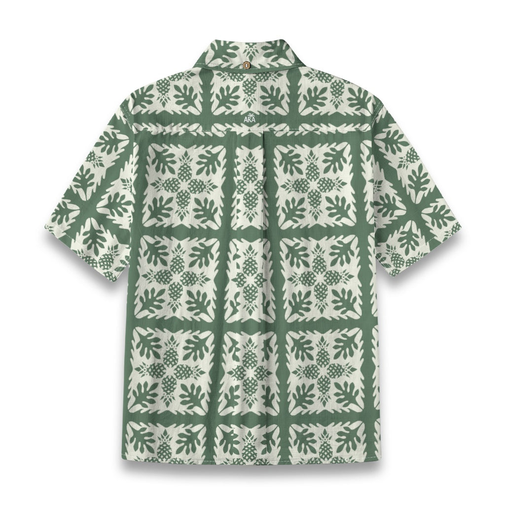 Green Pina Aloha Shirt