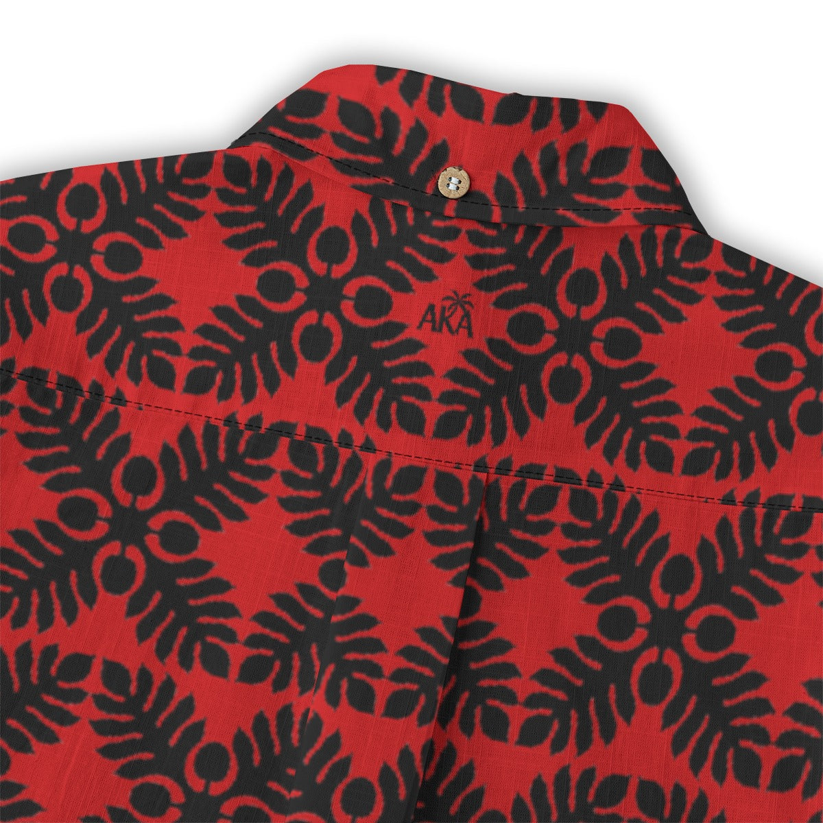 Red Ulu Kuiki Aloha Shirt
