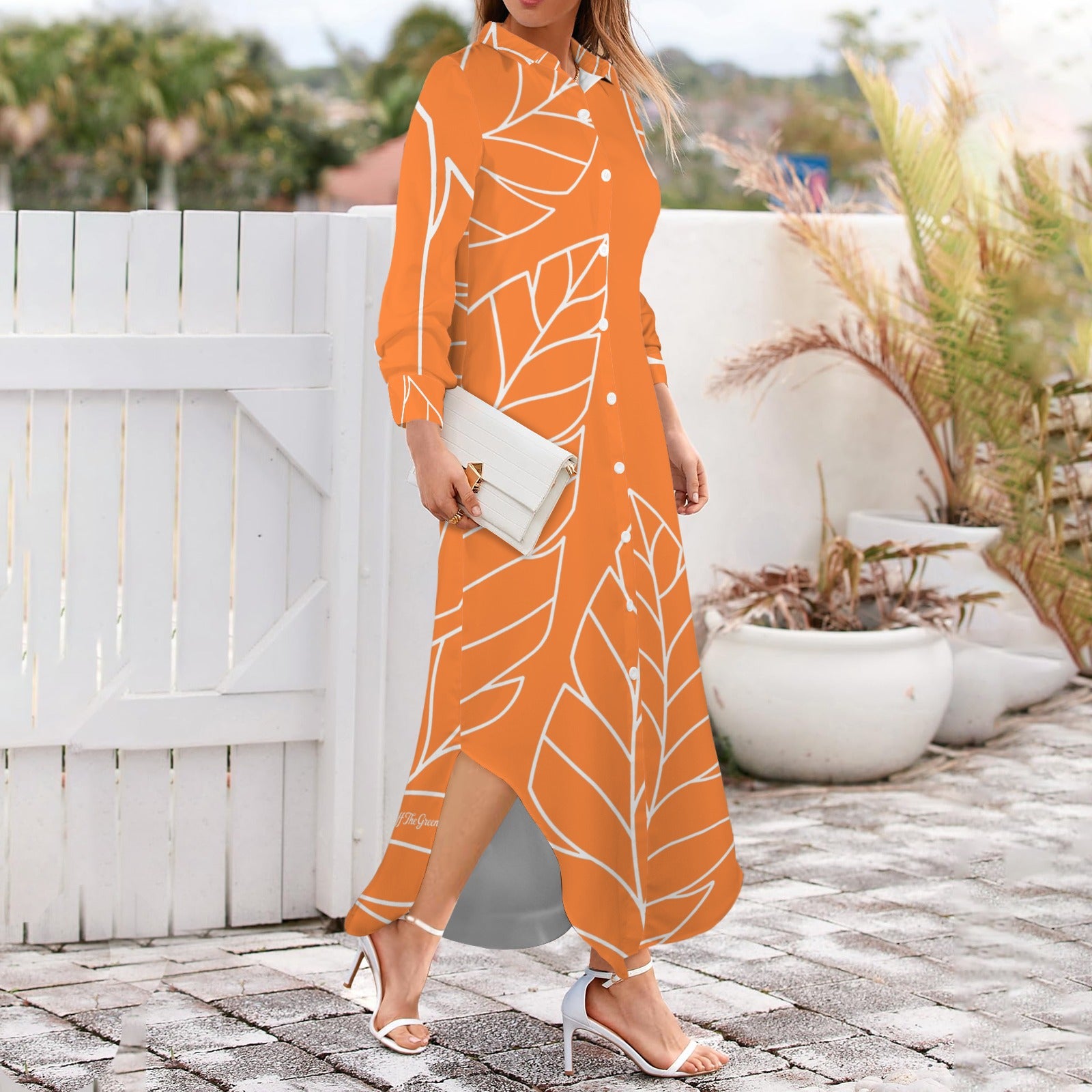 Orange Leaf Maxi