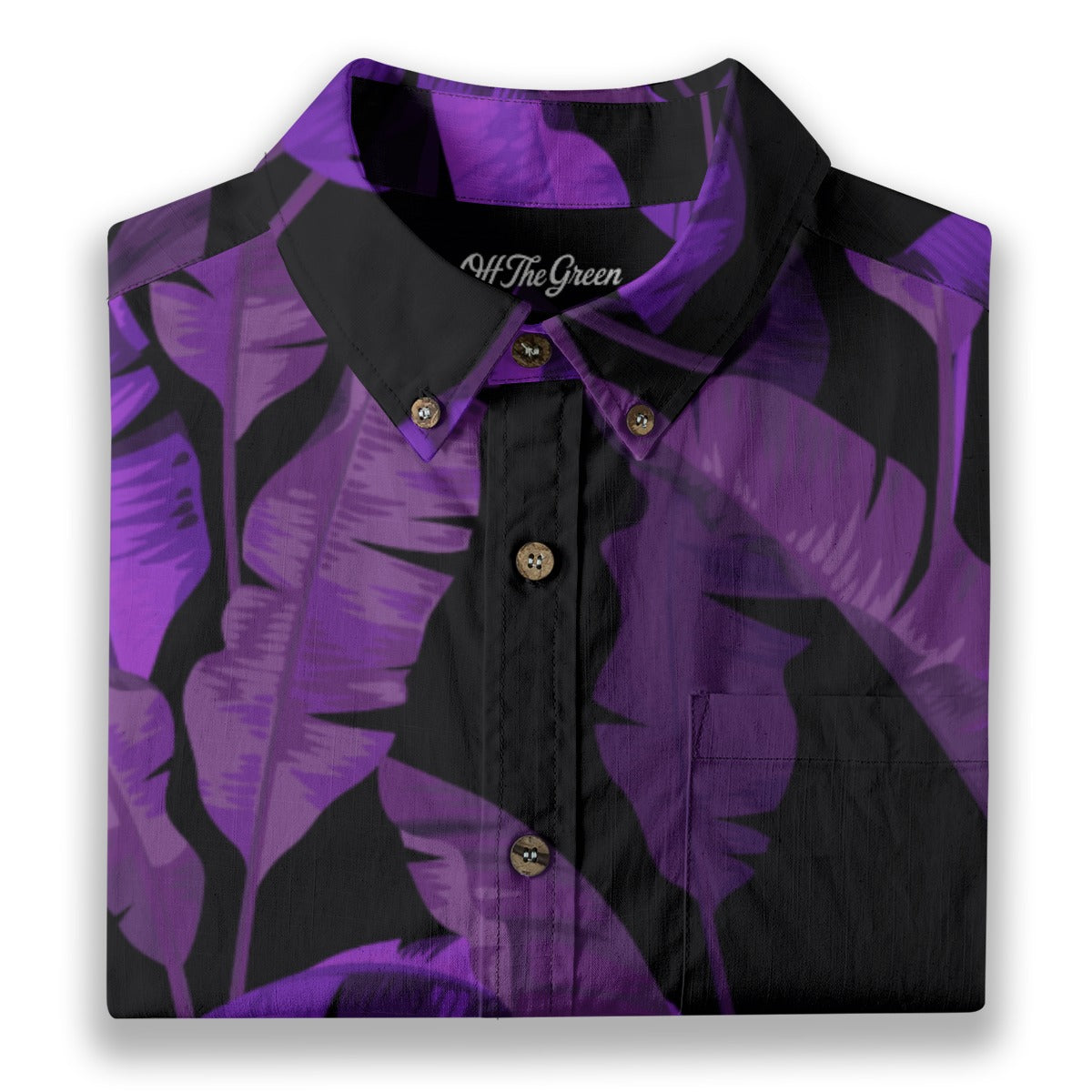 Purple Palm Aloha Shirt