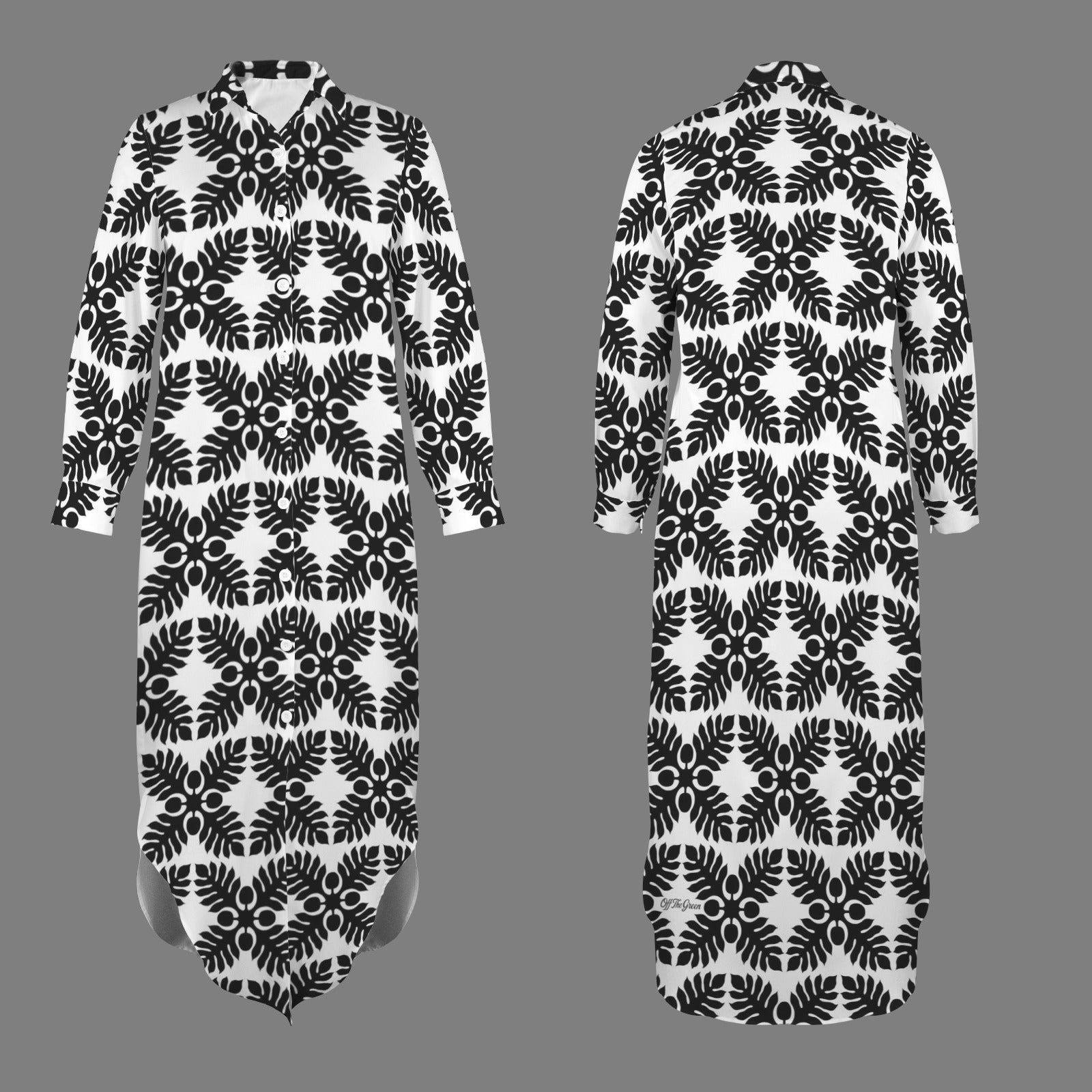 Black and White Quilt Maxi