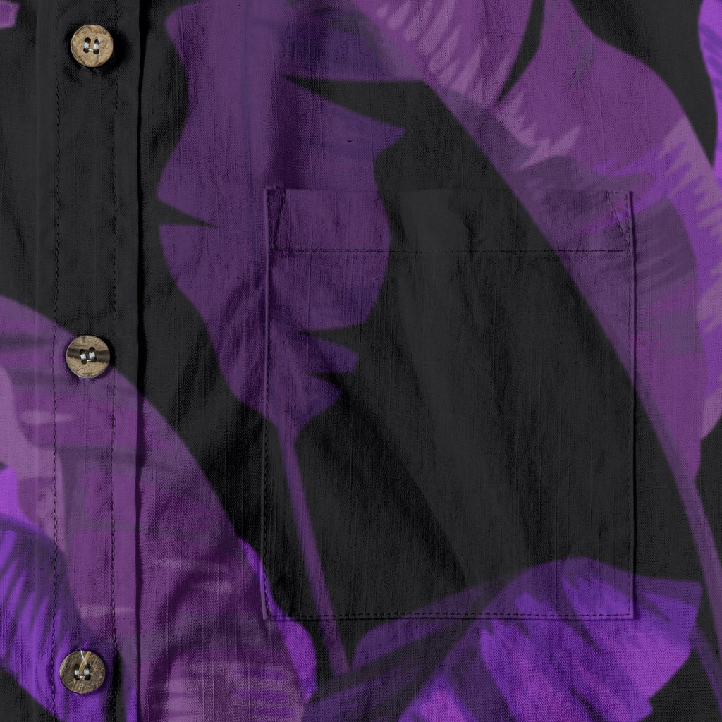 Purple Palm Aloha Shirt