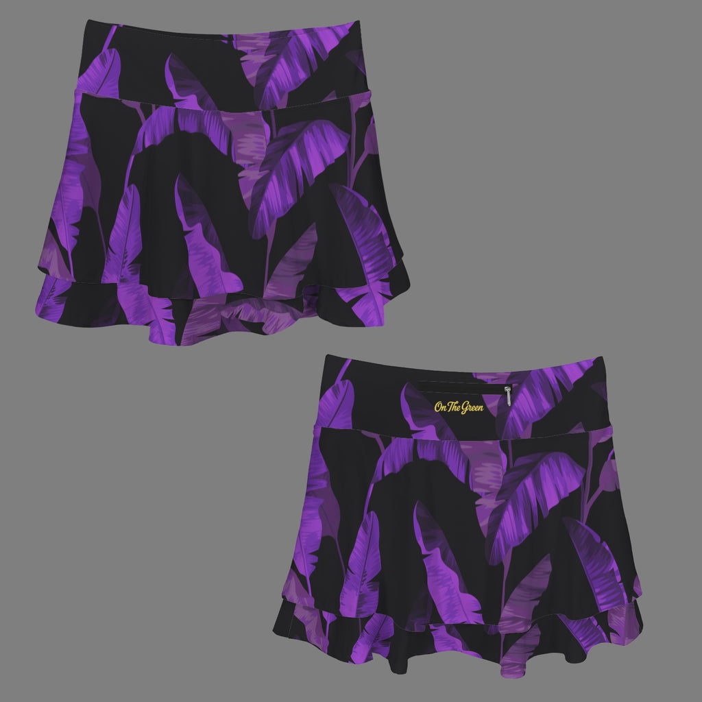 Purple Bannana Leaf Skirt