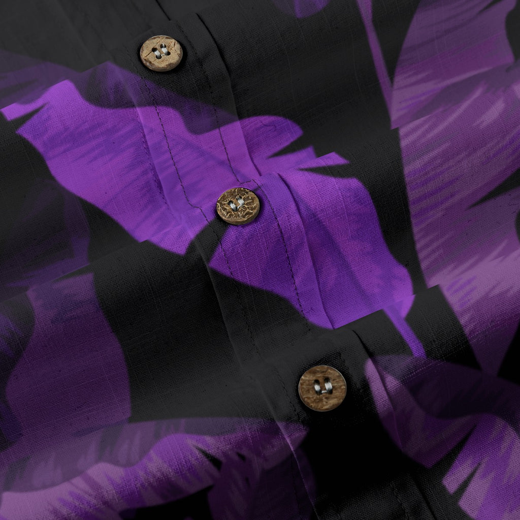Purple Palm Aloha Shirt