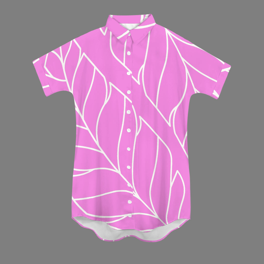 Off The Green pink and white palm simple