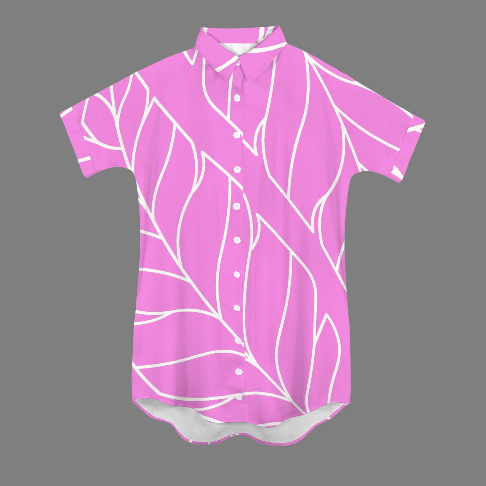 Off The Green pink and white palm simple