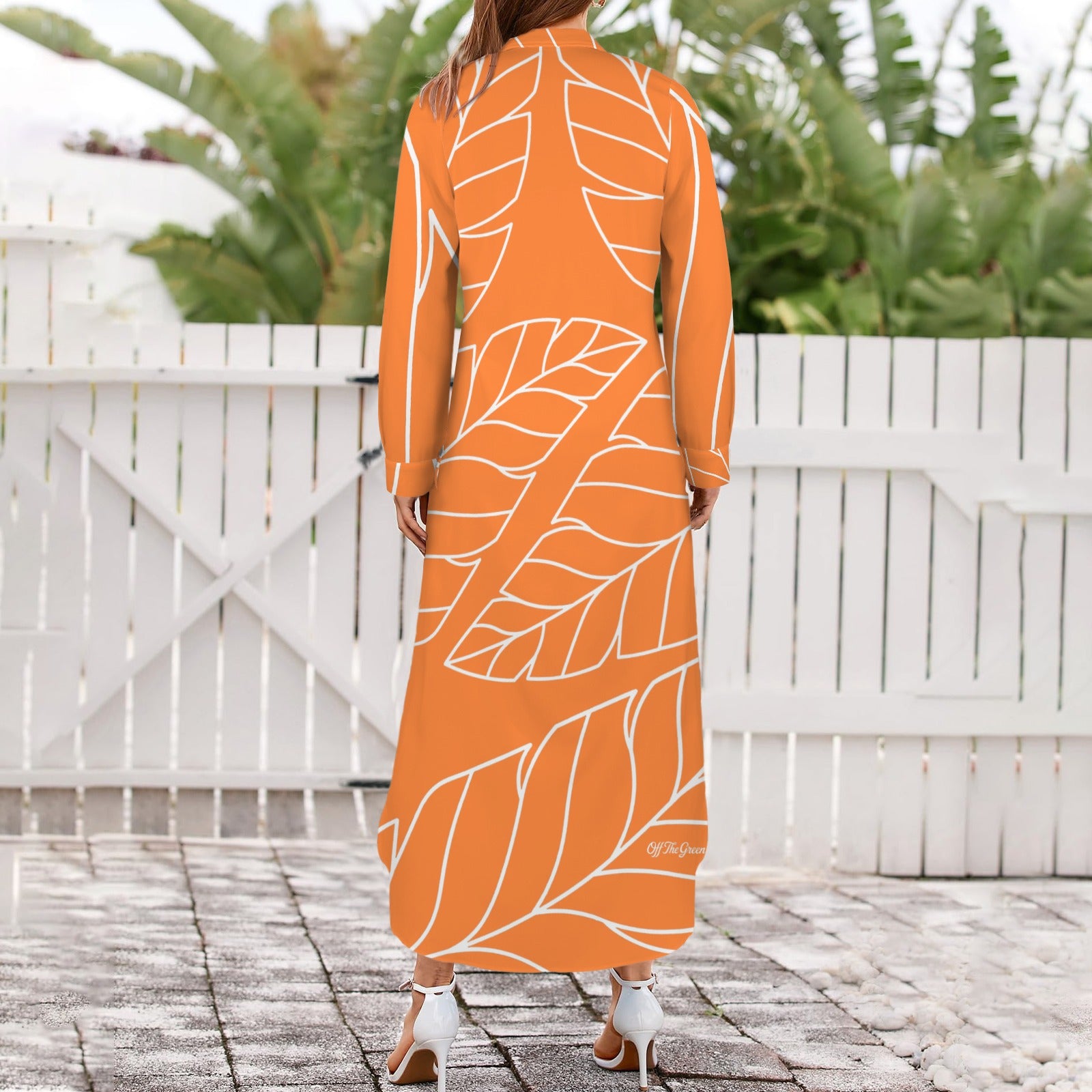 Orange Leaf Maxi