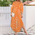 Orange Leaf Maxi