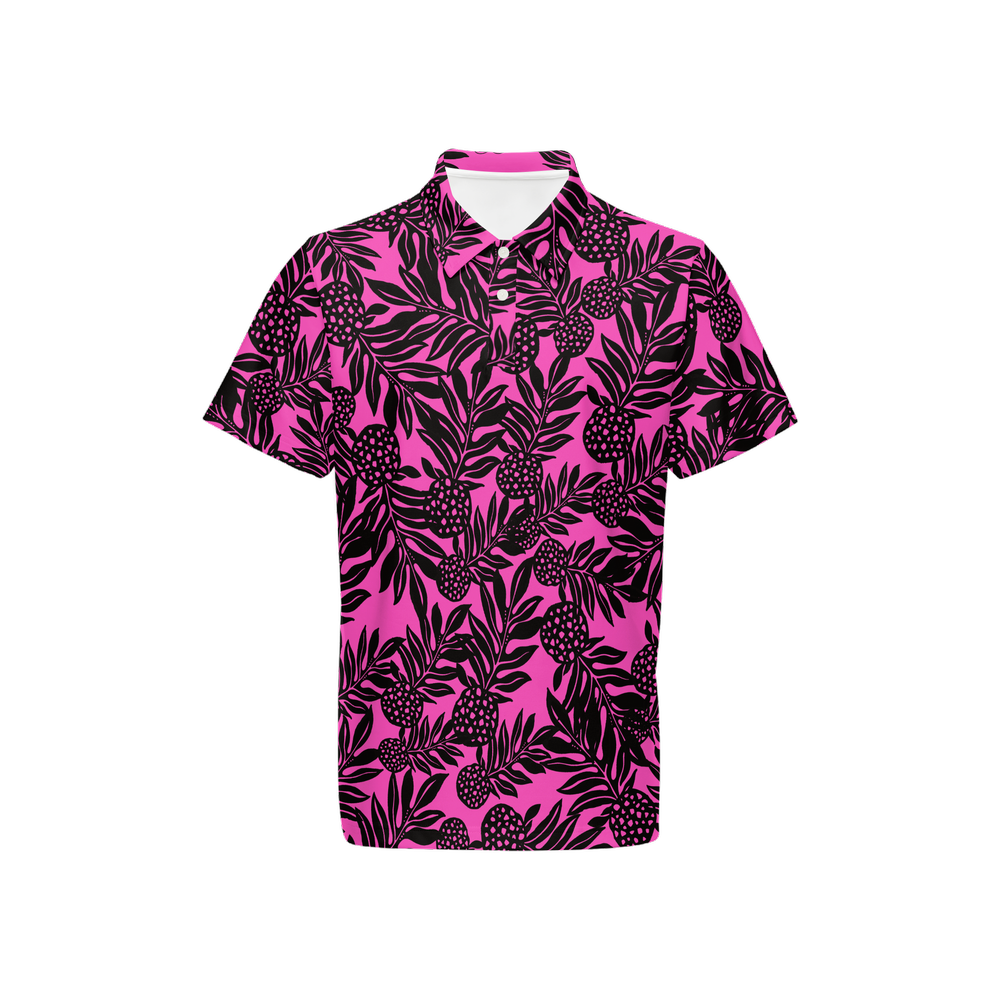 AGI pink ULU Mens Polo