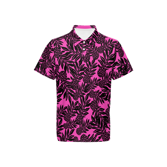 AGI pink ULU Mens Polo