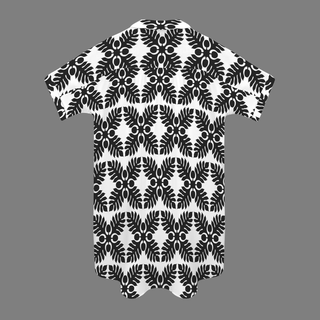 Off The Green Black and white quilt