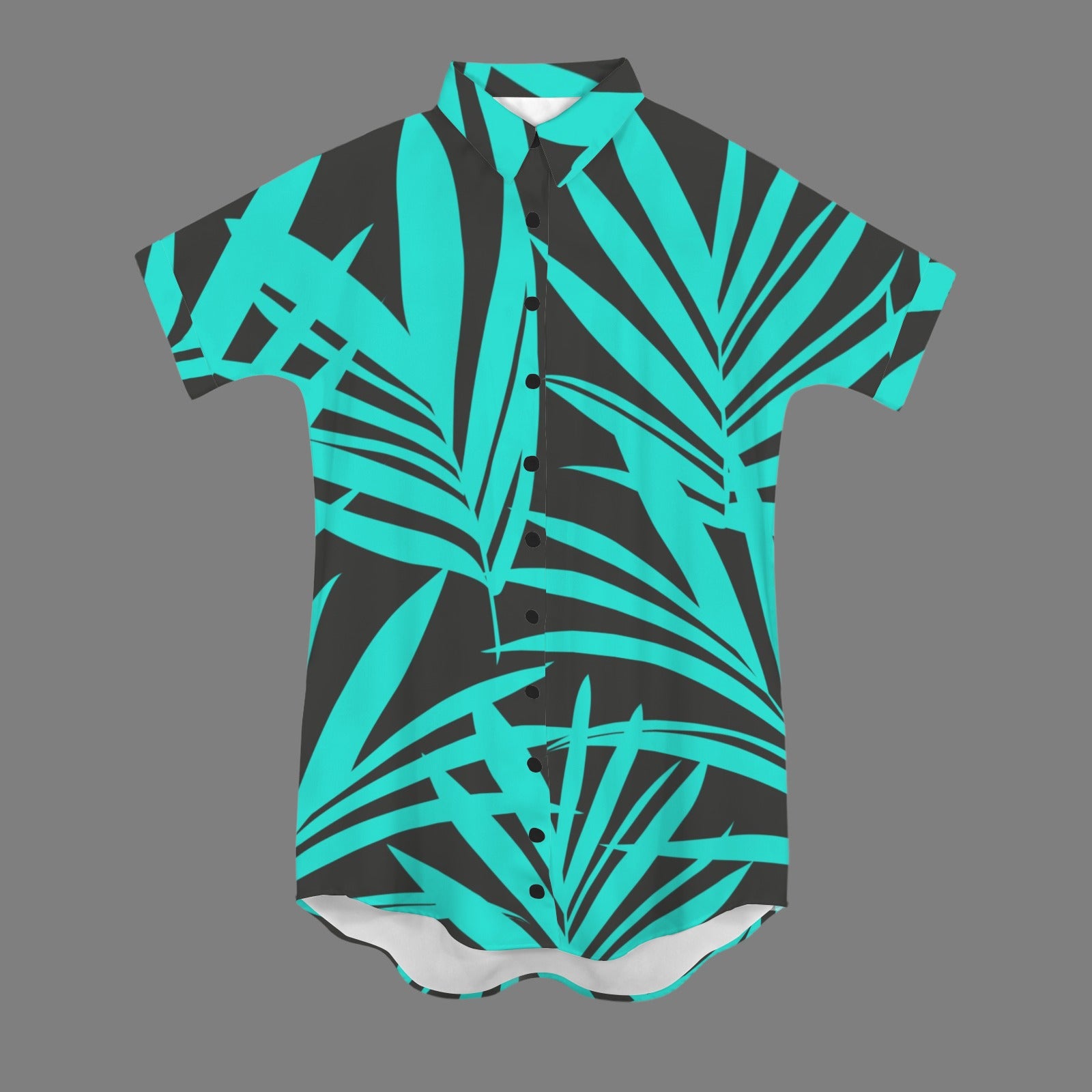 Off The Green teal palm