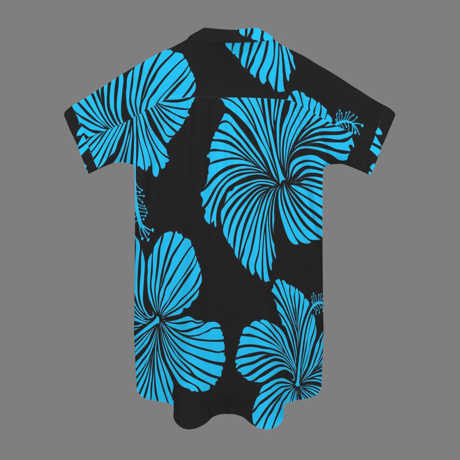 Off The Green Black and blue hibiscus