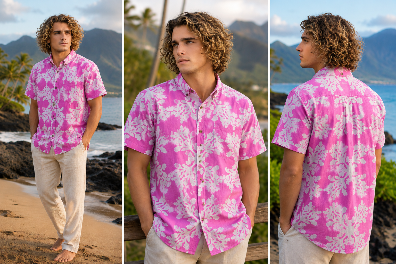 Pua Lokelani Aloha Shirt