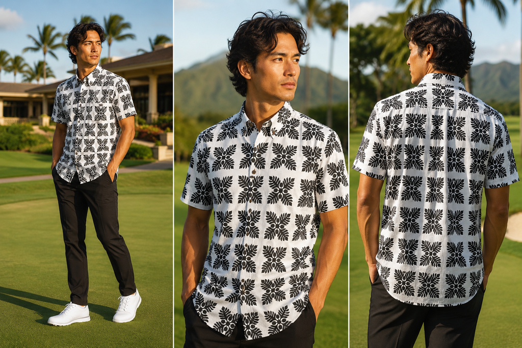 Ulu B/W Aloha Shirt
