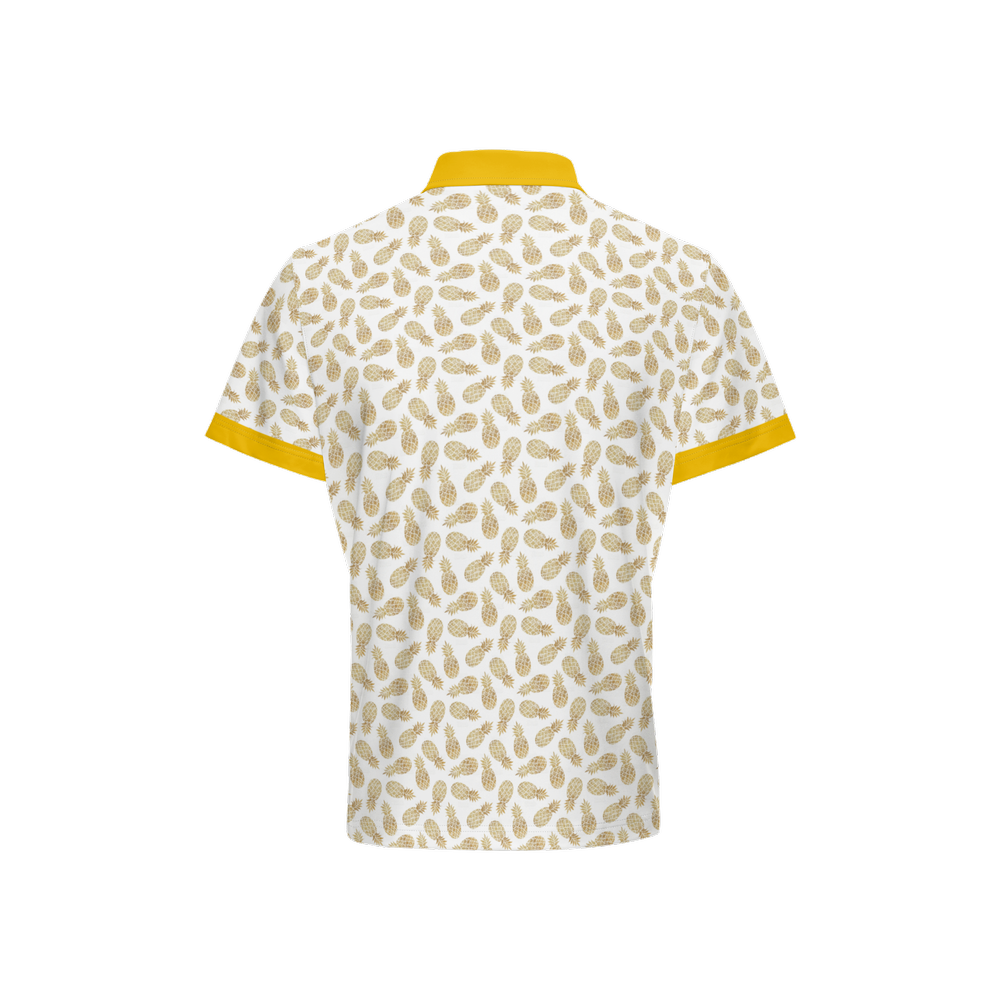 AGI Gold Pineapples Mens polo