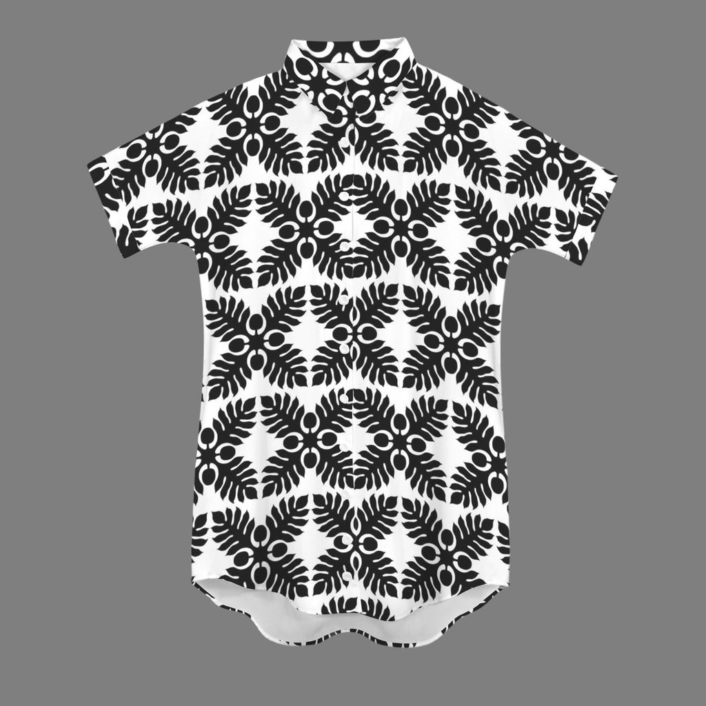 Off The Green Black and white quilt