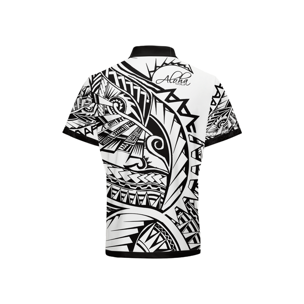 AGI Tatoo White Mens Polo