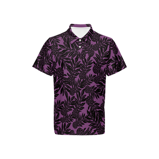 AGI Purple ULU Mens Polo