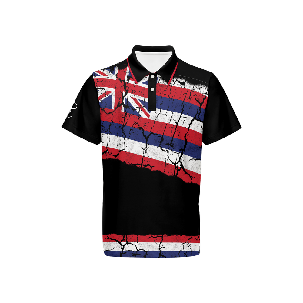 AGI Hawaii Flag Mens Polo