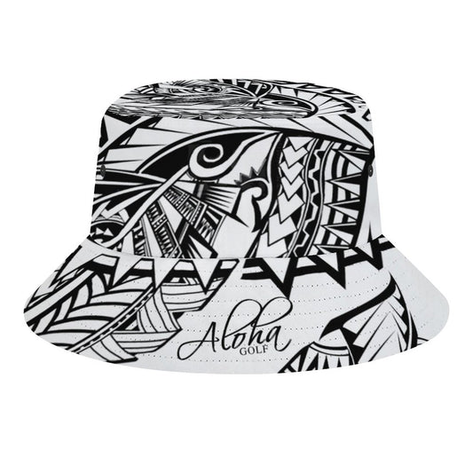 Aloha Golf Tatoo (White) Adult Bucket Hat